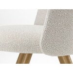 Vitra Mikado side chair, natural oak - Nubia 01 ivory/pearl