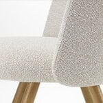 Vitra Chaise Mikado, chêne naturel - Nubia 01 ivoire/perle