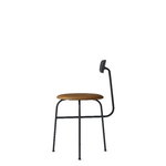 Audo Copenhagen Afteroom chair 4, black, brown leather