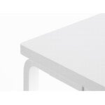 Artek Aalto bench 153A, solid seat, white