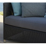 Cane-line Diamond 3-istuttava sohva, grafiitti - harmaa