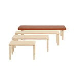 Artek Aalto bench 153A, solid seat, birch