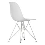 Vitra Eames DSR chair, cotton white RE - chrome