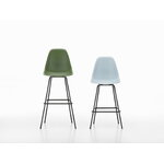 Vitra Tabouret en plastique Eames, haut, forêt RE - basique foncé