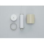 Artek Aalto pendant lamp A110 "Hand Grenade", white - linen