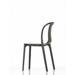 Vitra Chaise Belleville, frêne teinté noir/noir