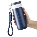 Dopper Wrist cord and mug ring, midnight silver - white, view 3