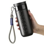 Dopper Cordino da polso e anello per tazza, nero sabbia - nero, vista 3