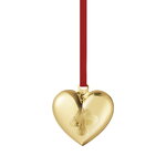 Georg Jensen Decorazione da collezione 2023, cuore, ottone placcato oro