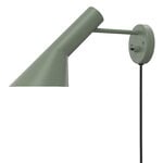 Louis Poulsen AJ wall lamp V3, pale petroleum