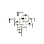 STOFF Copenhagen STOFF Nagel wall hanger, chrome, view 4