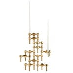 STOFF Copenhagen STOFF Nagel candleholder, brushed brass, view 8