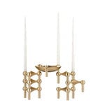 STOFF Copenhagen STOFF Nagel candleholder, brushed brass, view 3