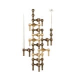 STOFF Copenhagen STOFF Nagel candleholder, brushed brass, view 7