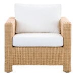 Sika-Design Carrie nojatuoli, luonnonvärinen - valkoinen