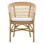 Sika-Design Emma stol, naturlig - vit