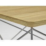 Vitra Eames LTR Occasional table, chestnut - stainless steel, extra image