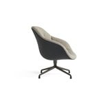 HAY About A Lounge Chair AAL81 Soft Duo, black-Remix852-Steelcut Tri