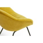 HAY About A Lounge Chair AAL87 Soft, black - Lola yellow