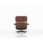 Vitra Poltrona e poggiapiedi Eames, dimens. nuove, palissandro - Premium F nero, immagine extra