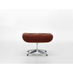 Vitra Eames Lounge Ottoman, cherry - Calma brandy 07, extra image