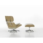 Vitra Eames Lounge Chair & Ottoman, new size, chestnut - Nubia cream/sand, extra image