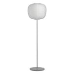 HAY Common floor lamp base, summit grey - grey terrazzo