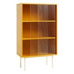 HAY Colour Cabinet w/ glass doors, tall, yellow