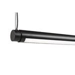 HAY Factor Linear pendant, Diffused 1500, soft black