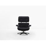 Vitra Eames Lounge Chair, neue Größe, Palisander - Calma Dunkelanthrazit 08, extrabild