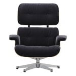 Vitra Eames Lounge Chair, new size, palisander - Calma dark anthracite 08, view 3