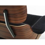 Vitra Eames Lounge Chair, neue Größe, Palisander - Calma Dunkelanthrazit 08, extrabild