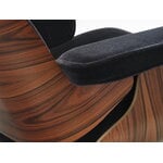 Vitra Eames Lounge Chair, neue Größe, Palisander - Calma Dunkelanthrazit 08, extrabild