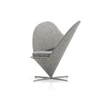 Vitra Heart Cone Chair poltrona lounge, basic dark - Cento 15 sale e pepe, immagine extra