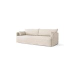 Audo Copenhagen Offset 3-seater sofa with loose cover, Logan Jasmine, view 3