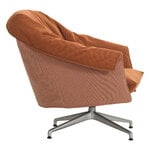 Vitra Bascule Lowback duo-tone nojatuoli, pyörivä,alumiini - Hola terracotta-pink, näkymä 2