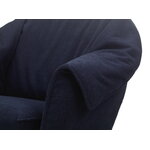 Vitra Poltrona lounge Bascule Lowback, rovere nero - Hola blu scuro, vista 5