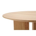 Karimoku Case A-DT03 ruokapöytä, pyöreä, 120 cm, lakattu tammi, tuotteen lisäkuva