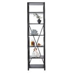 Lundia Classic open shelf, narrow, black