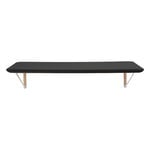 Carl Hansen & Søn AB019 työpöytä, 120 x 60 cm, öljytty tammi - musta laminaatti - teräs, tuotteen lisäkuva