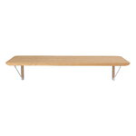 Carl Hansen & Søn AB019 työpöytä, 120 x 60 cm, lakattu tammi - ruostumaton teräs, tuotteen lisäkuva