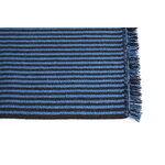HAY Stripes and Stripes Wollteppich, 200 x 60 cm, Blau