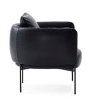 Adea Bonnet Club lounge chair, aniline leather