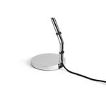 HAY Cupola desk lamp, clear anodised aluminium