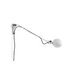 HAY Cupola wall lamp, clear anodised aluminium