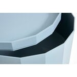 HAY Facet cabinet incl. feet and castors, high, misty blue, extra image