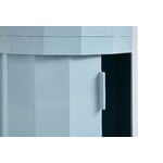 HAY Facet cabinet incl. feet and castors, high, misty blue, extra image