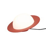 AGO Petite lampe de table Alley Tilt, intens. variable, rouge brique