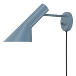 Louis Poulsen AJ wall lamp, dusty blue