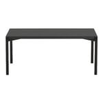 Artek Kiki low table, 100 x 60 cm, black - black linoleum